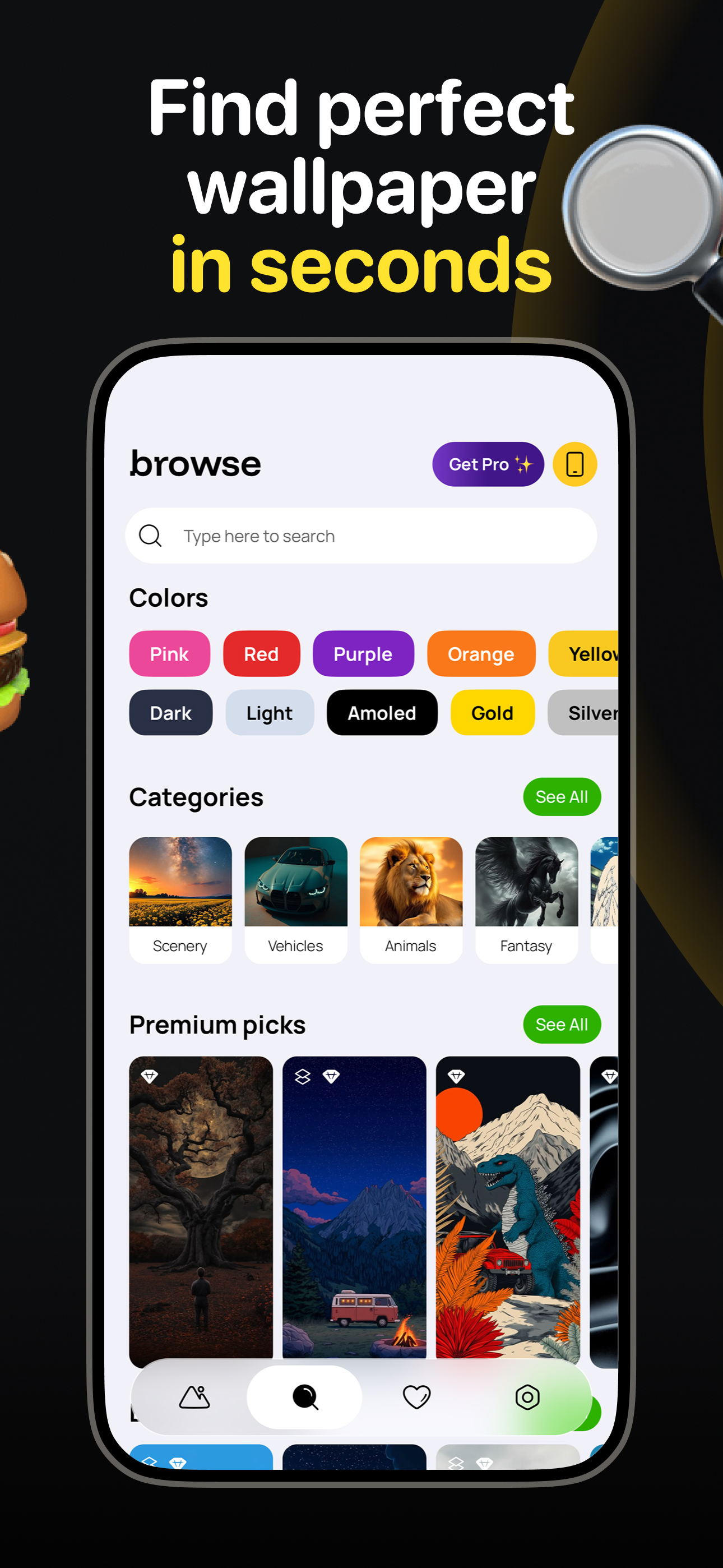 اسکرین شات 3 برنامه One4Wall HD & 4K Wallpapers