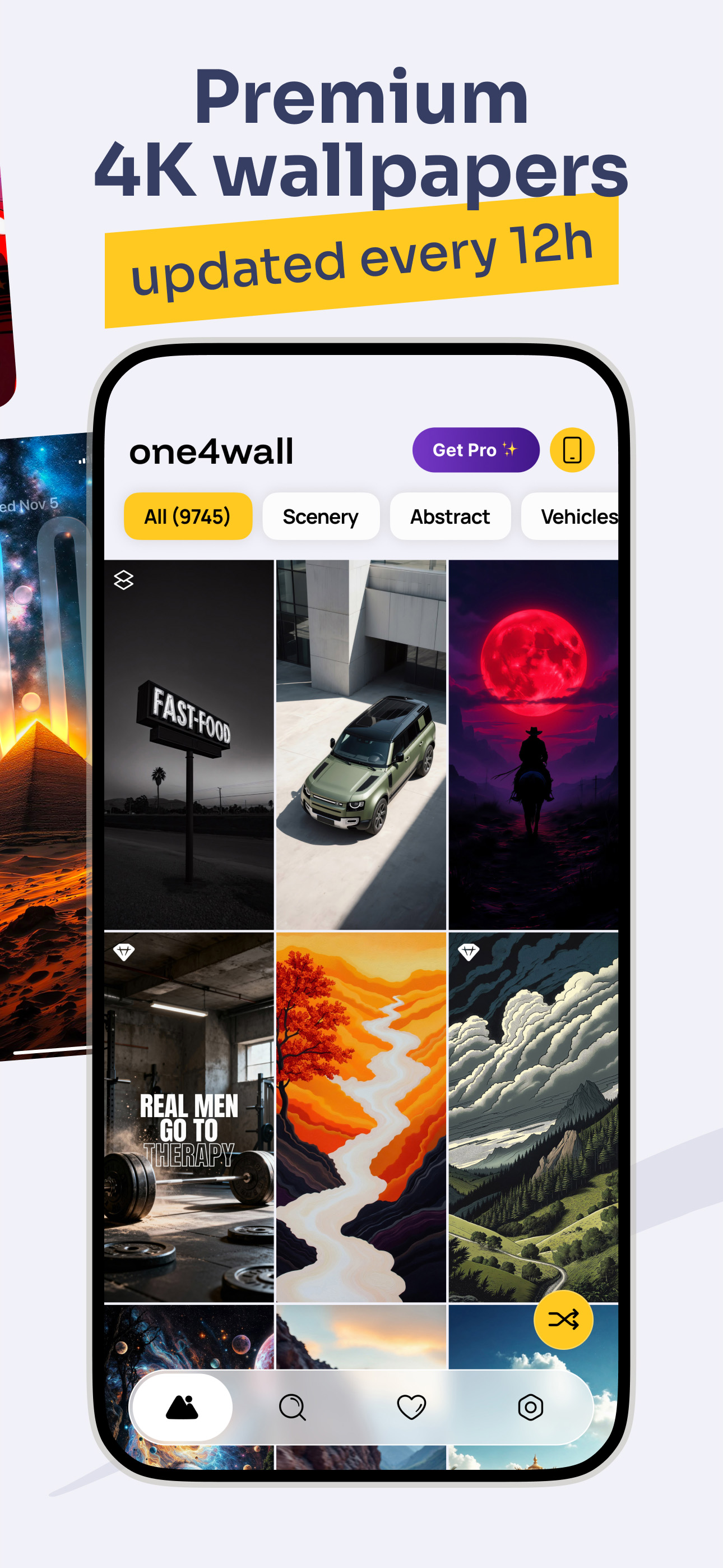 اسکرین شات 3 برنامه Live Wallpapers - One4Wall