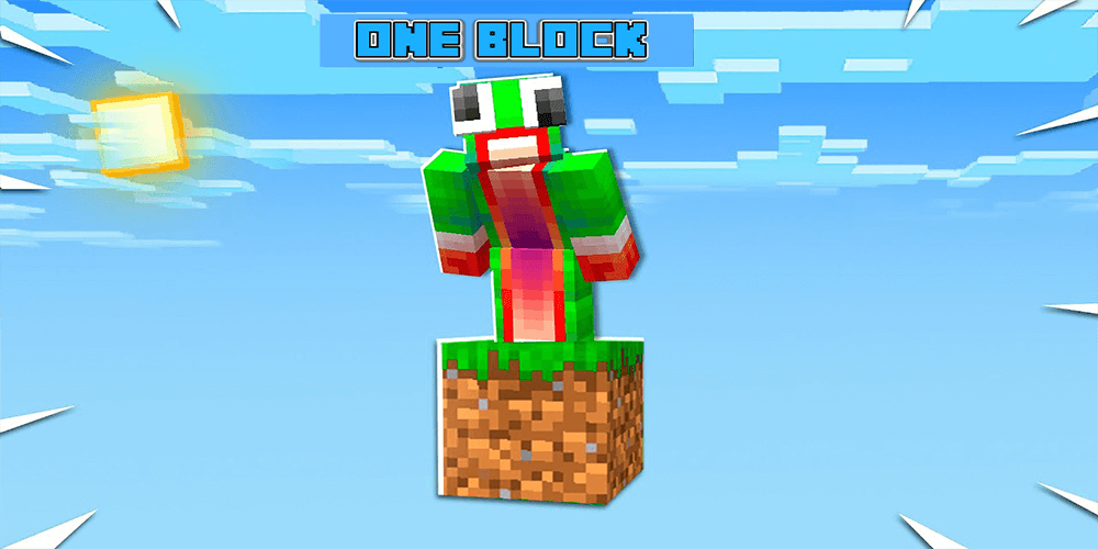 اسکرین شات 1 برنامه One Block Survival Minecraft Map Skyblock