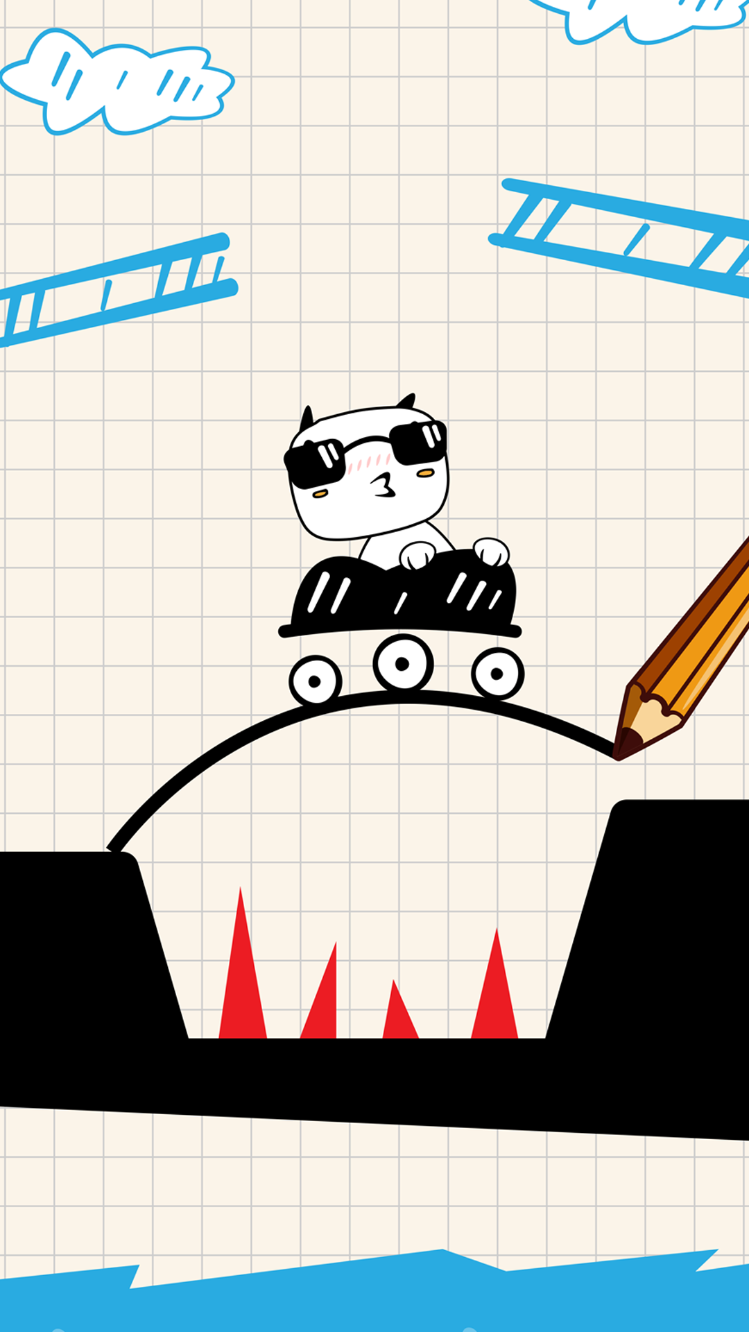 اسکرین شات 1 بازی Draw the Bridge