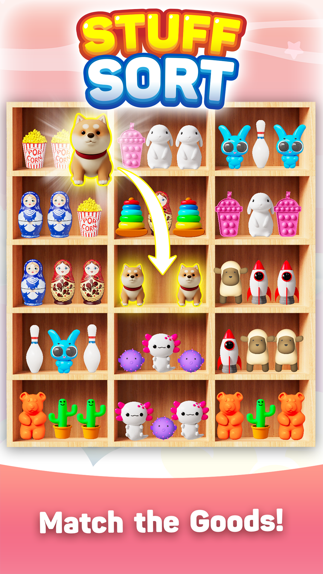 اسکرین شات 2 بازی Stuff Sort - Sorting Master
