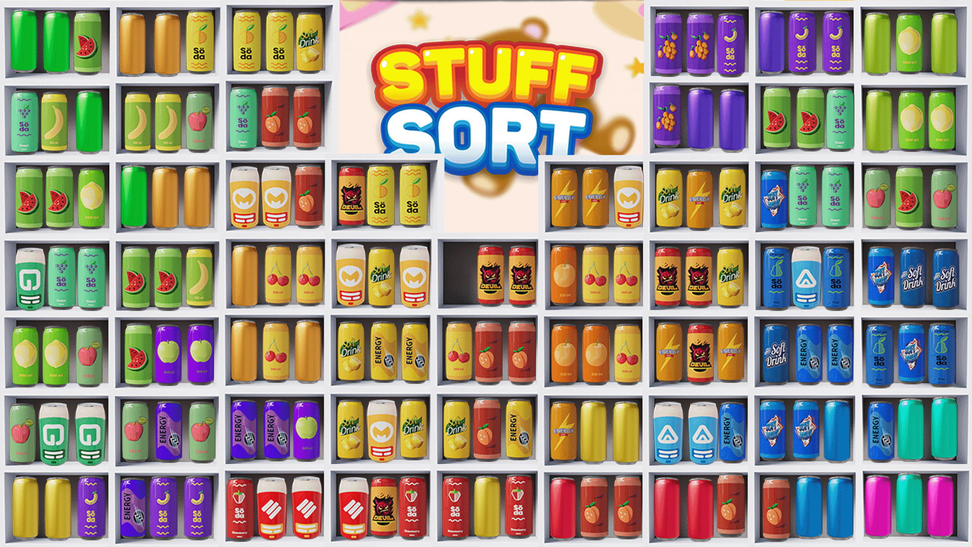 اسکرین شات 1 بازی Stuff Sort - Sorting Master
