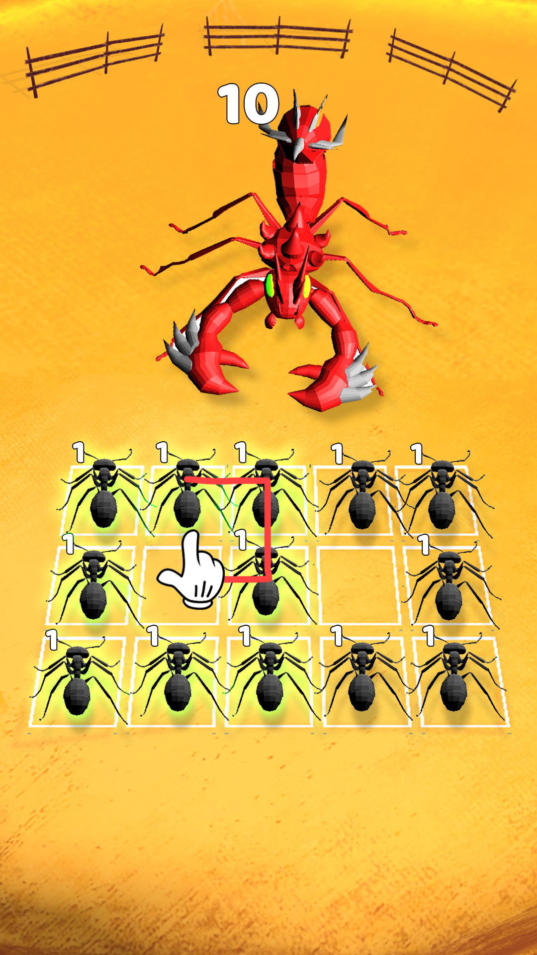 اسکرین شات 1 بازی Merge Ant: Insect Fusion