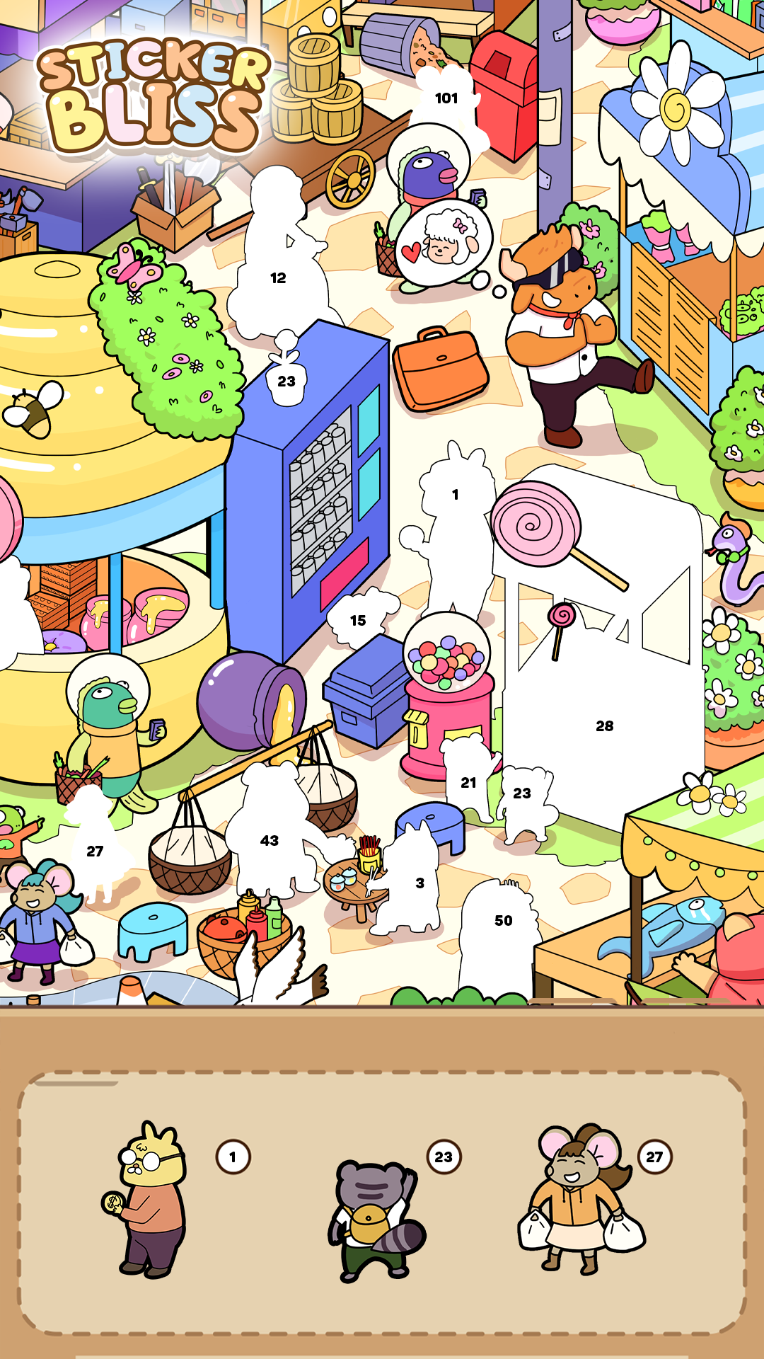 اسکرین شات 3 بازی Sticker Bliss - Color Book