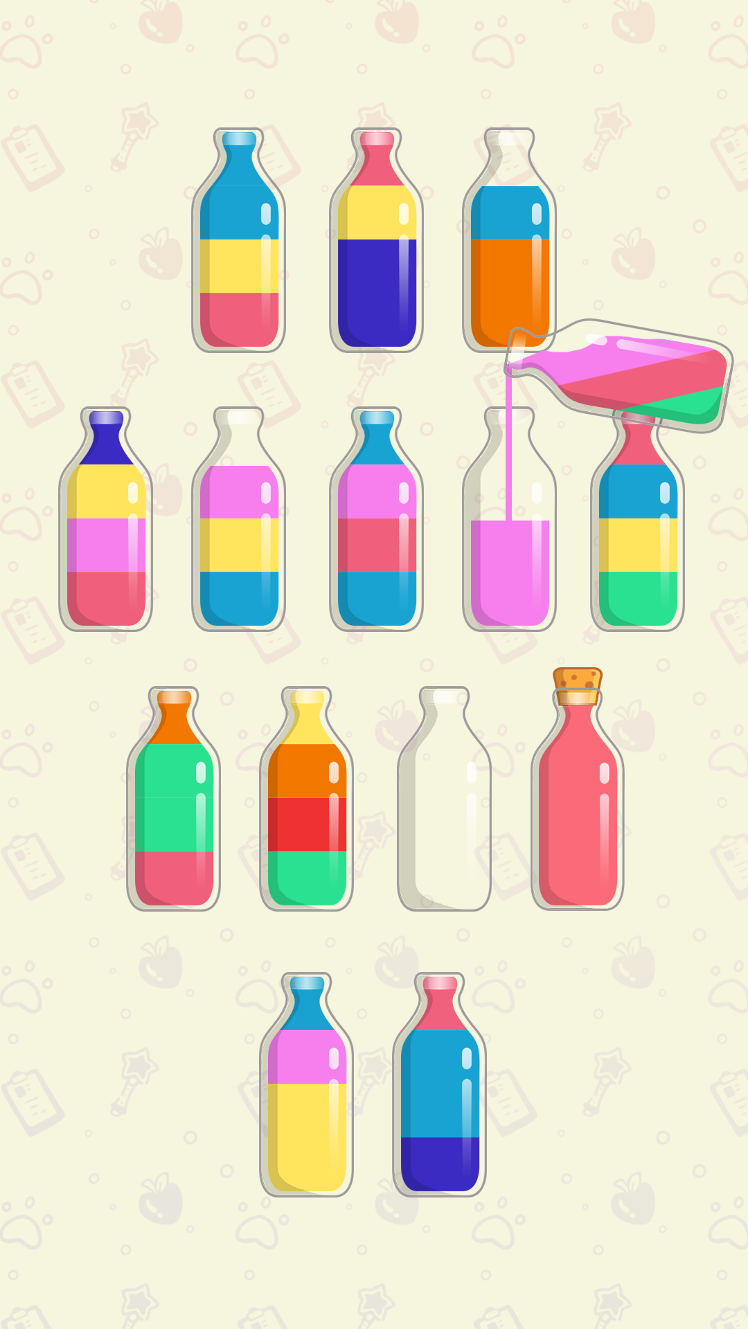 اسکرین شات 2 بازی Water Sort Puzzle - Color Game