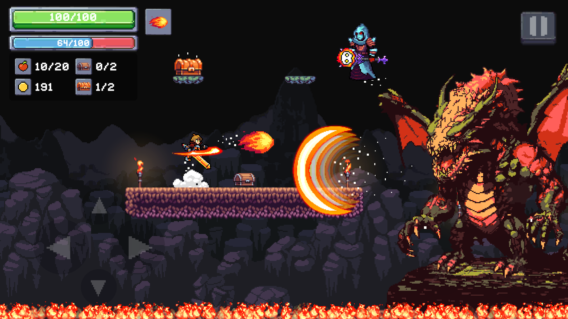 اسکرین شات 3 بازی Apple Knight 2: Fun Platformer