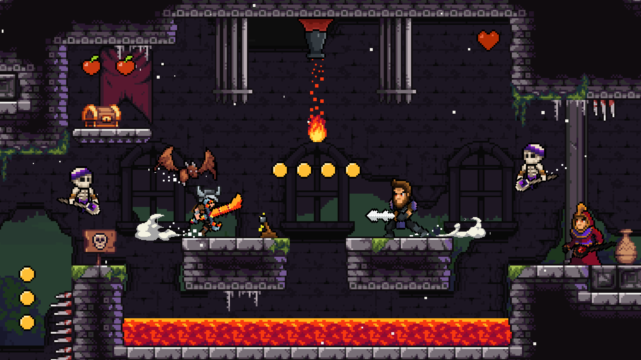 اسکرین شات 4 بازی Apple Knight Action Platformer