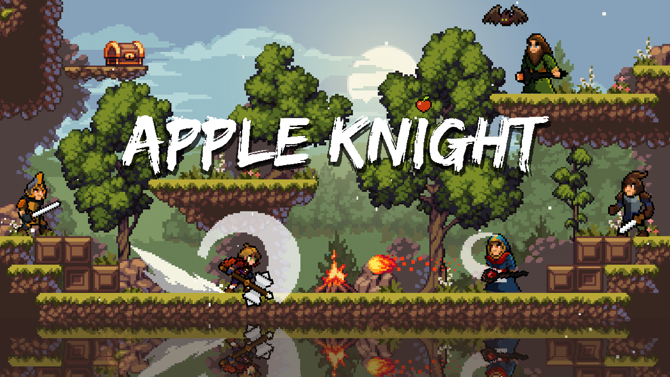 اسکرین شات 1 بازی Apple Knight Action Platformer