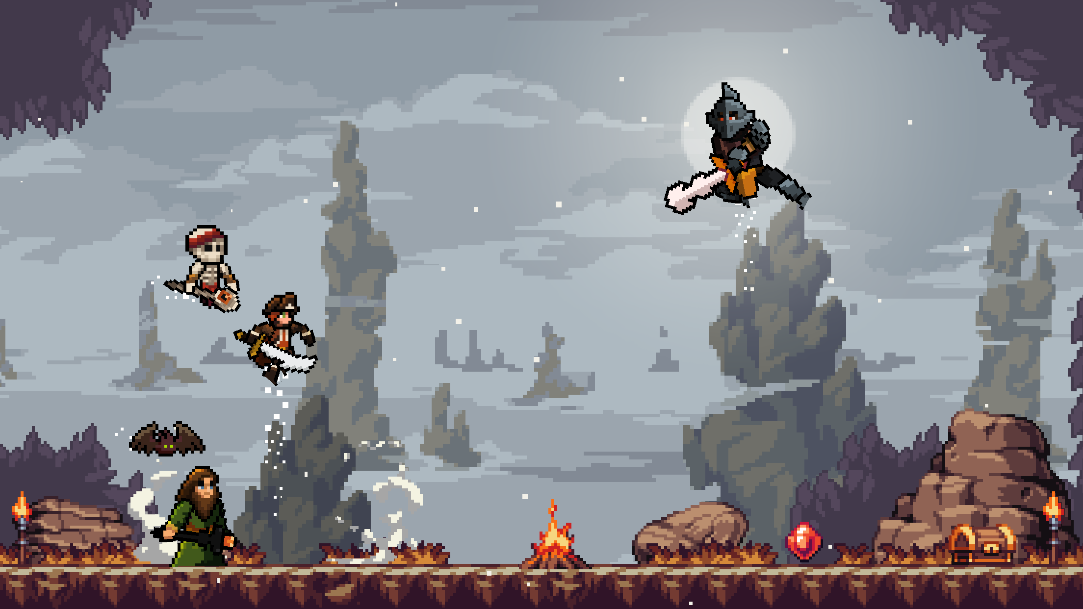 اسکرین شات 5 بازی Apple Knight Action Platformer
