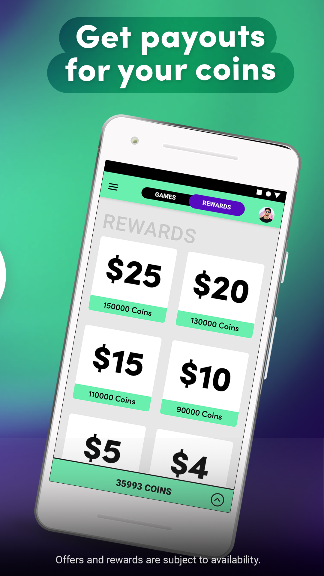اسکرین شات 4 برنامه Money RAWR - The Rewards App