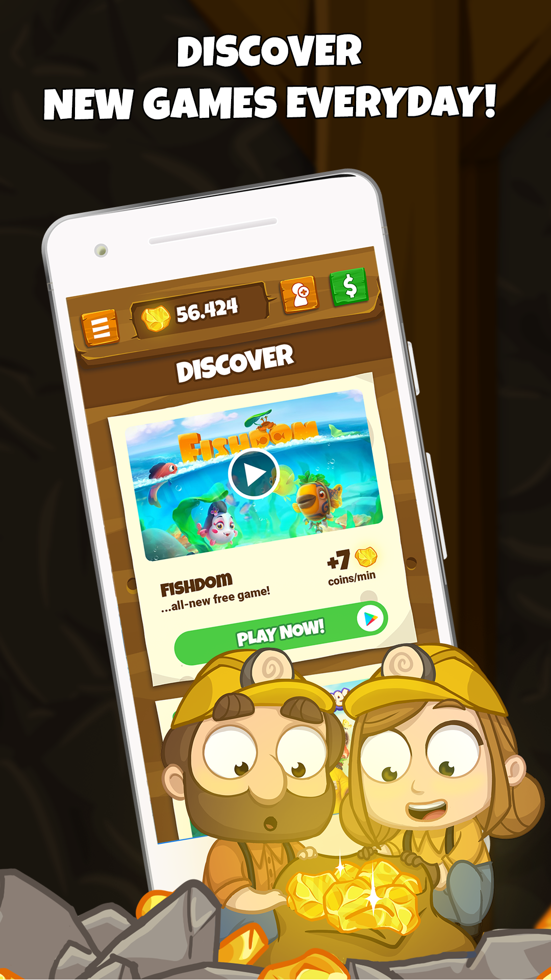 اسکرین شات 1 برنامه The Lucky Miner - The Cash App
