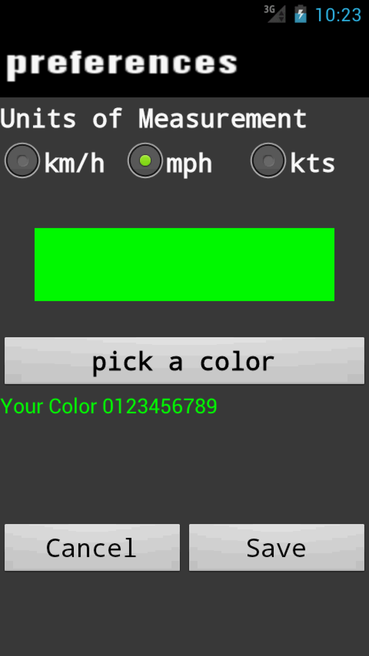 اسکرین شات 6 برنامه GPS HUD Speedometer