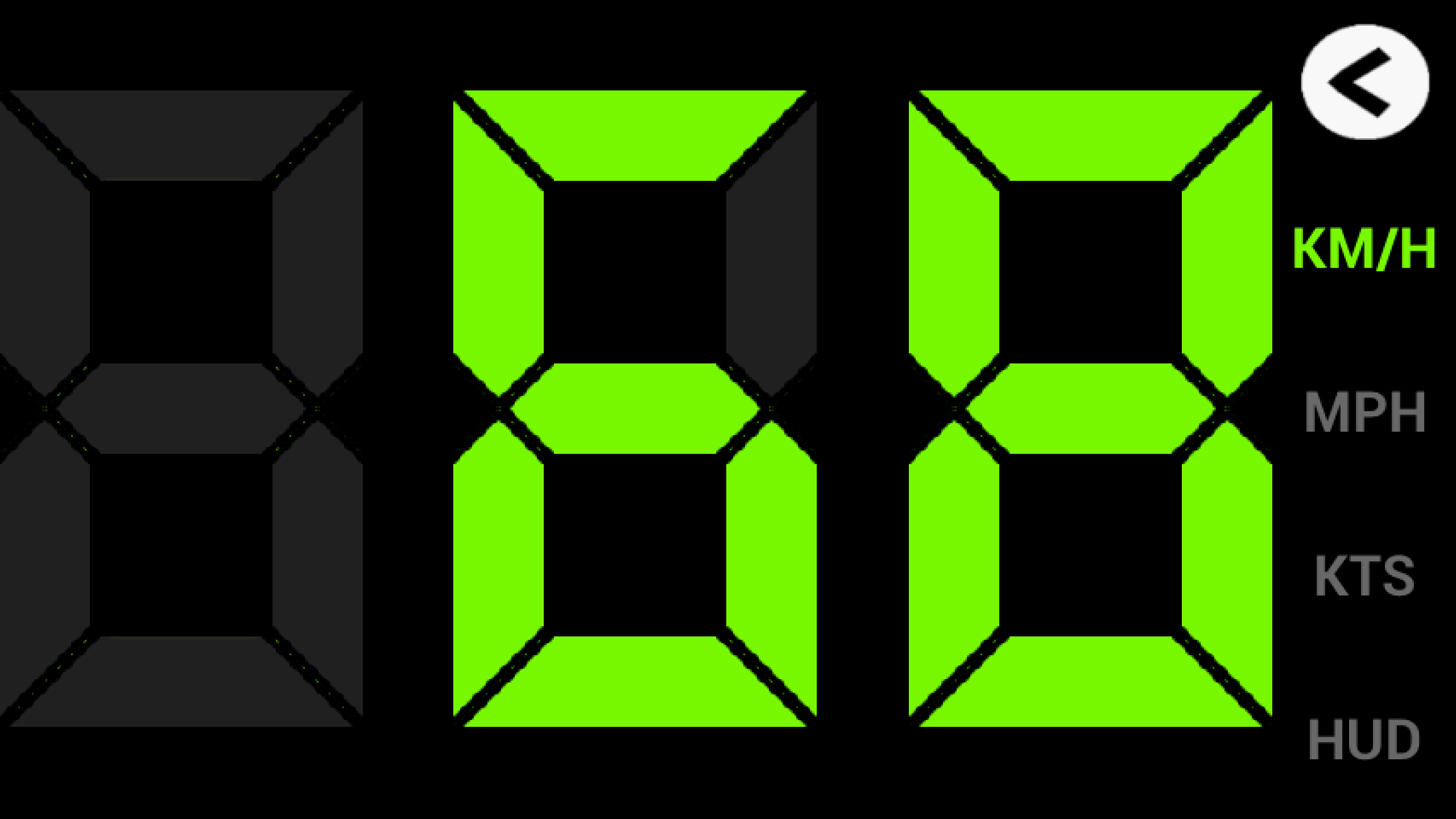 اسکرین شات 2 برنامه GPS HUD Speedometer