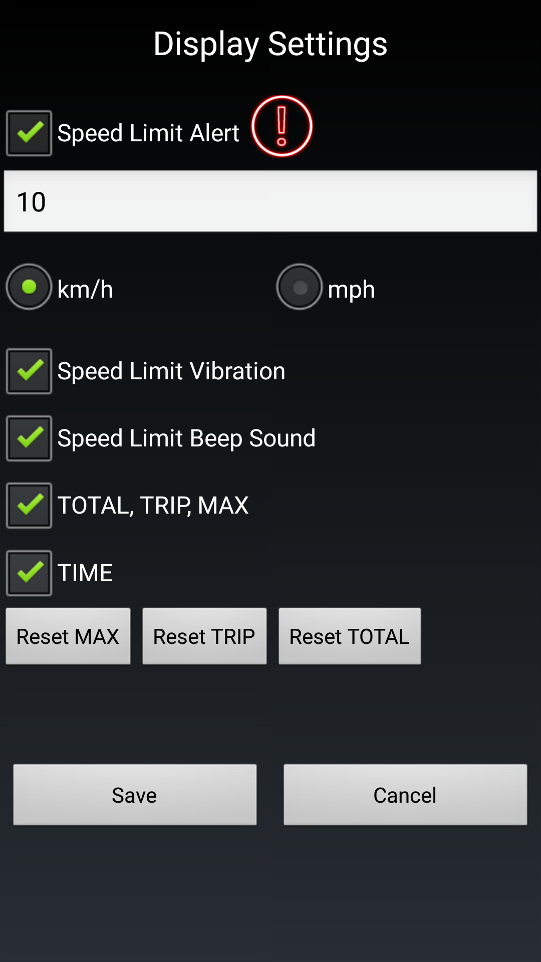 اسکرین شات 4 برنامه GPS Speedometer