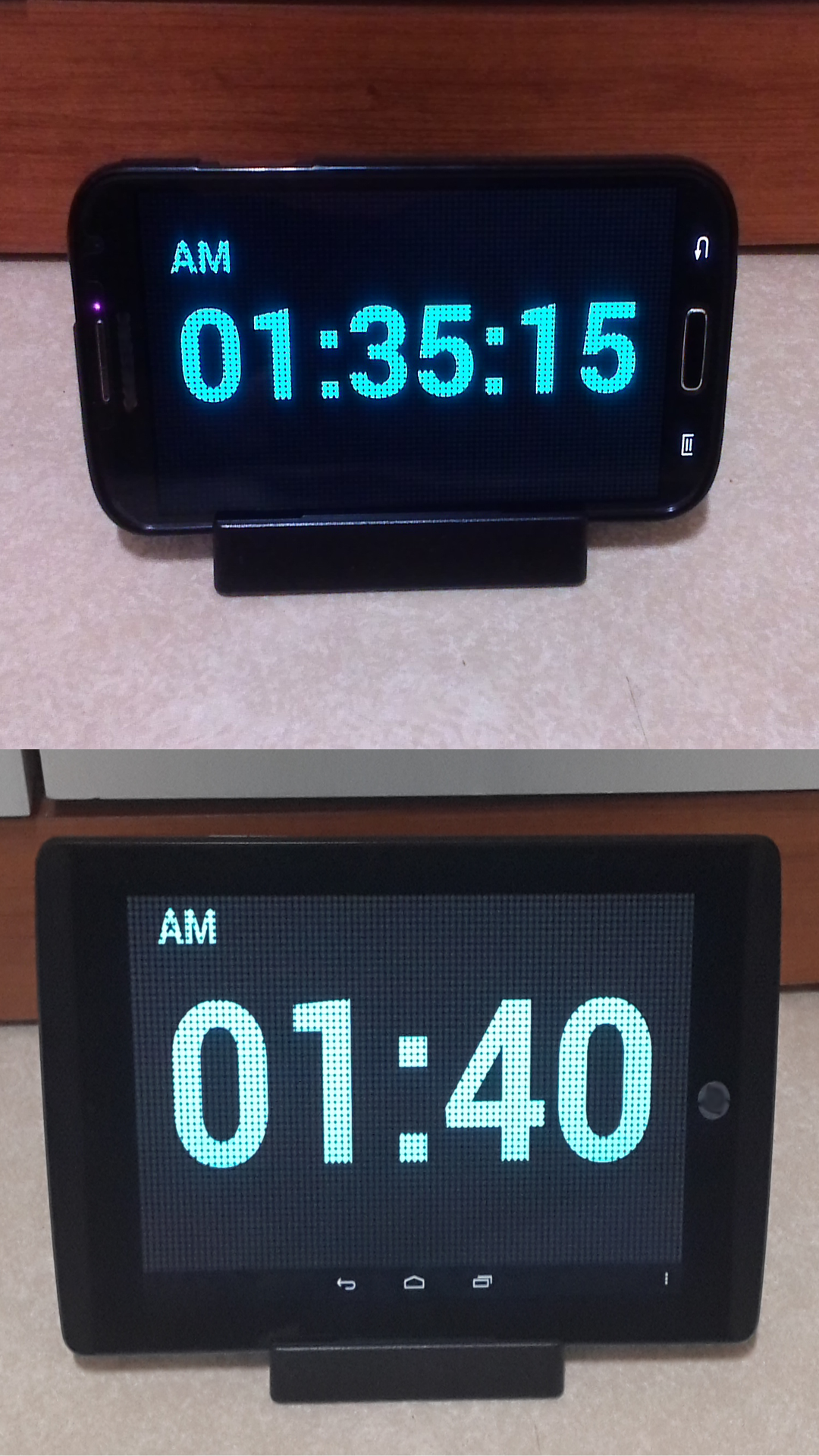 اسکرین شات 4 برنامه LED Digital Table Clock