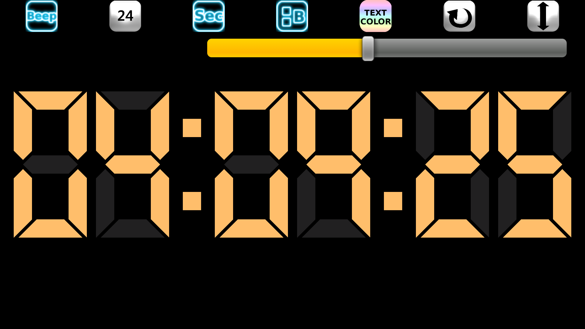 اسکرین شات 5 برنامه Digital Table Clock 2