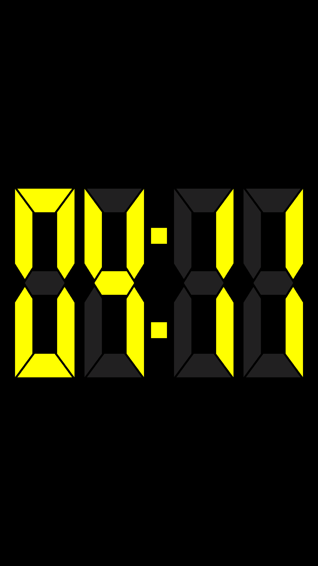 اسکرین شات 3 برنامه Digital Table Clock 2