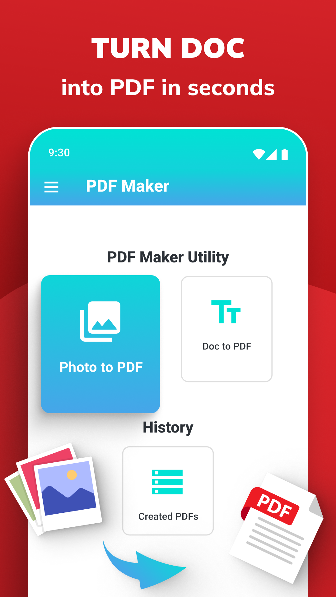 اسکرین شات 2 برنامه PDF Maker