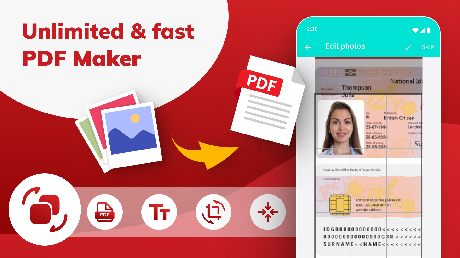 اسکرین شات 7 برنامه PDF Maker/Reader: Photo to PDF