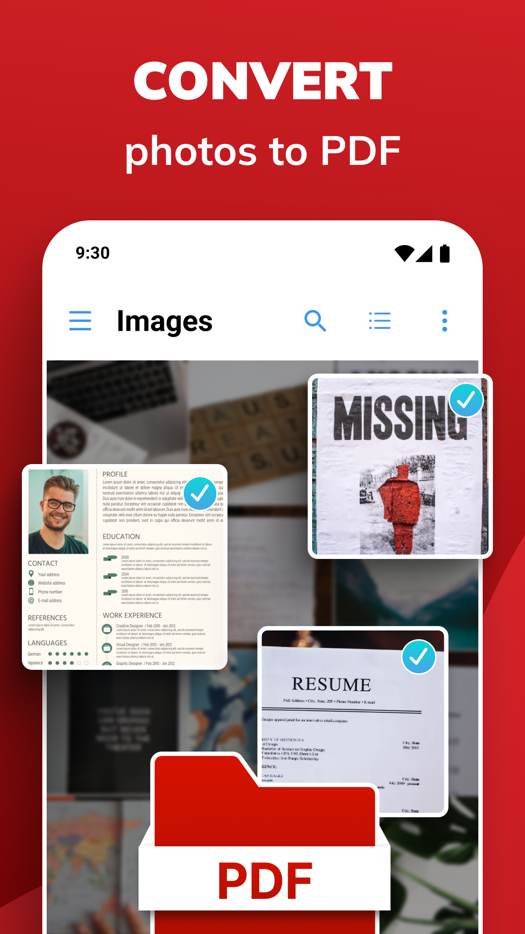 اسکرین شات 1 برنامه PDF Maker