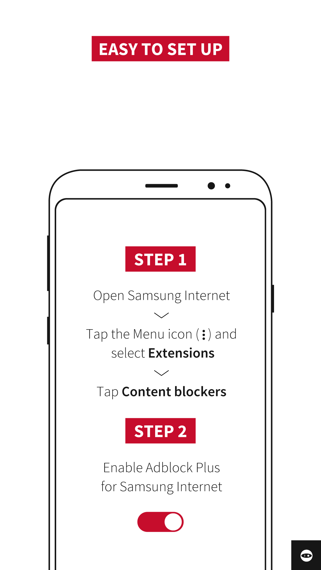 اسکرین شات 2 برنامه ABP for Samsung Internet