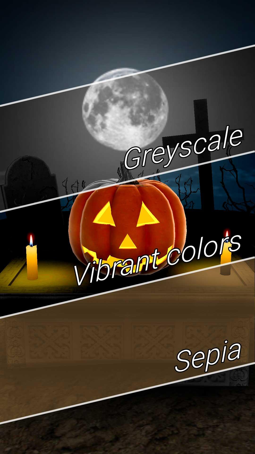 اسکرین شات 3 برنامه Halloween Pumpkin 3D Wallpaper