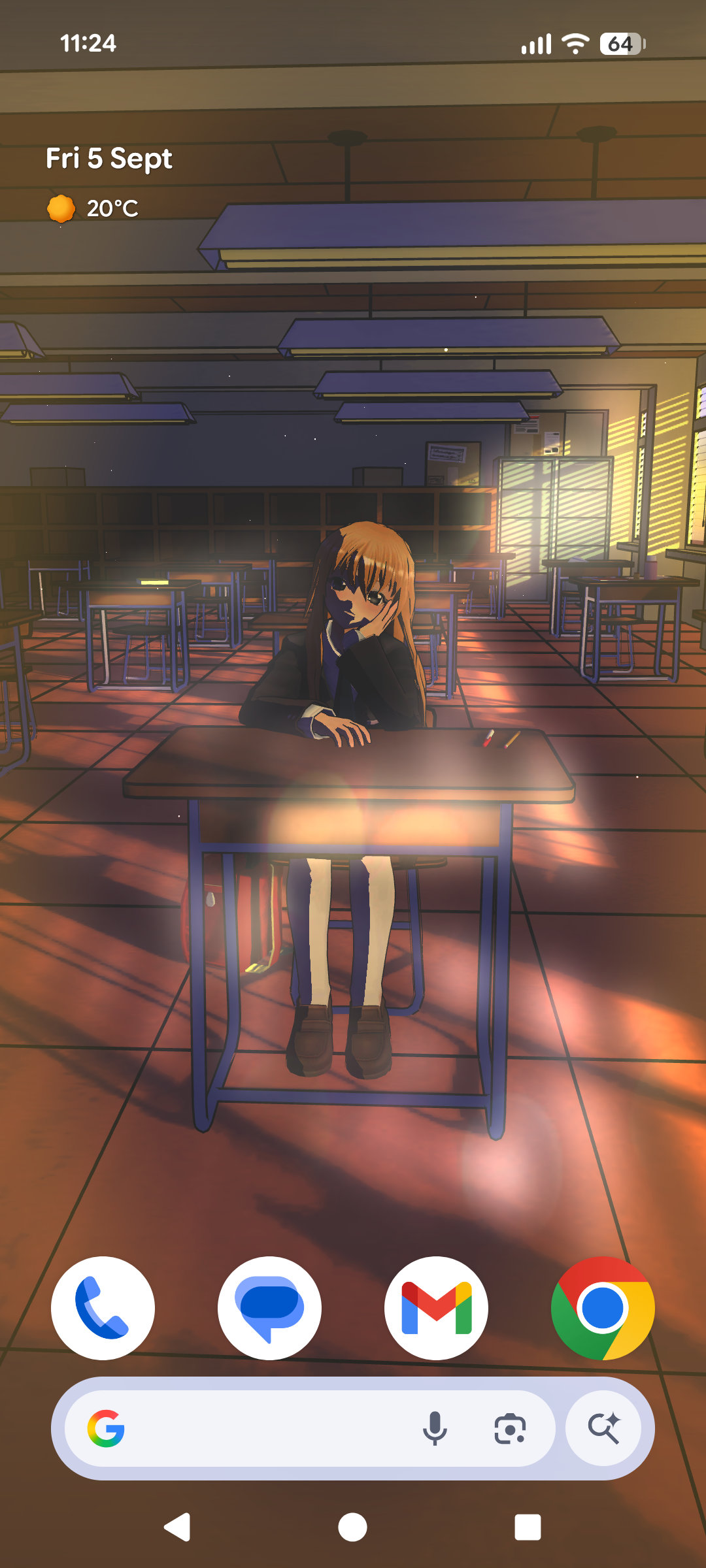 اسکرین شات 5 برنامه Anime School 3D