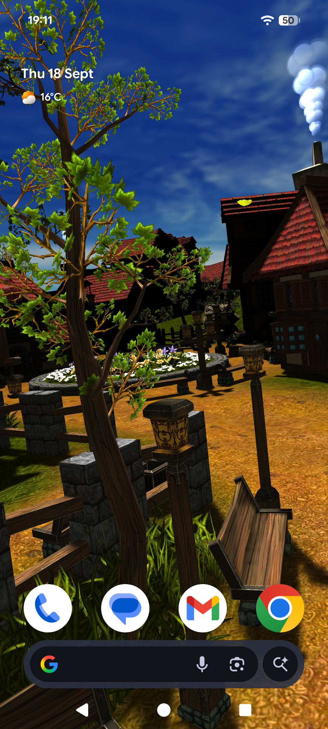 اسکرین شات 1 برنامه Cartoon Village 3D
