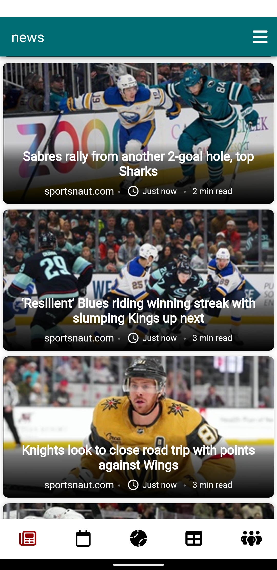 اسکرین شات 6 برنامه San Jose Hockey Sharks Edition