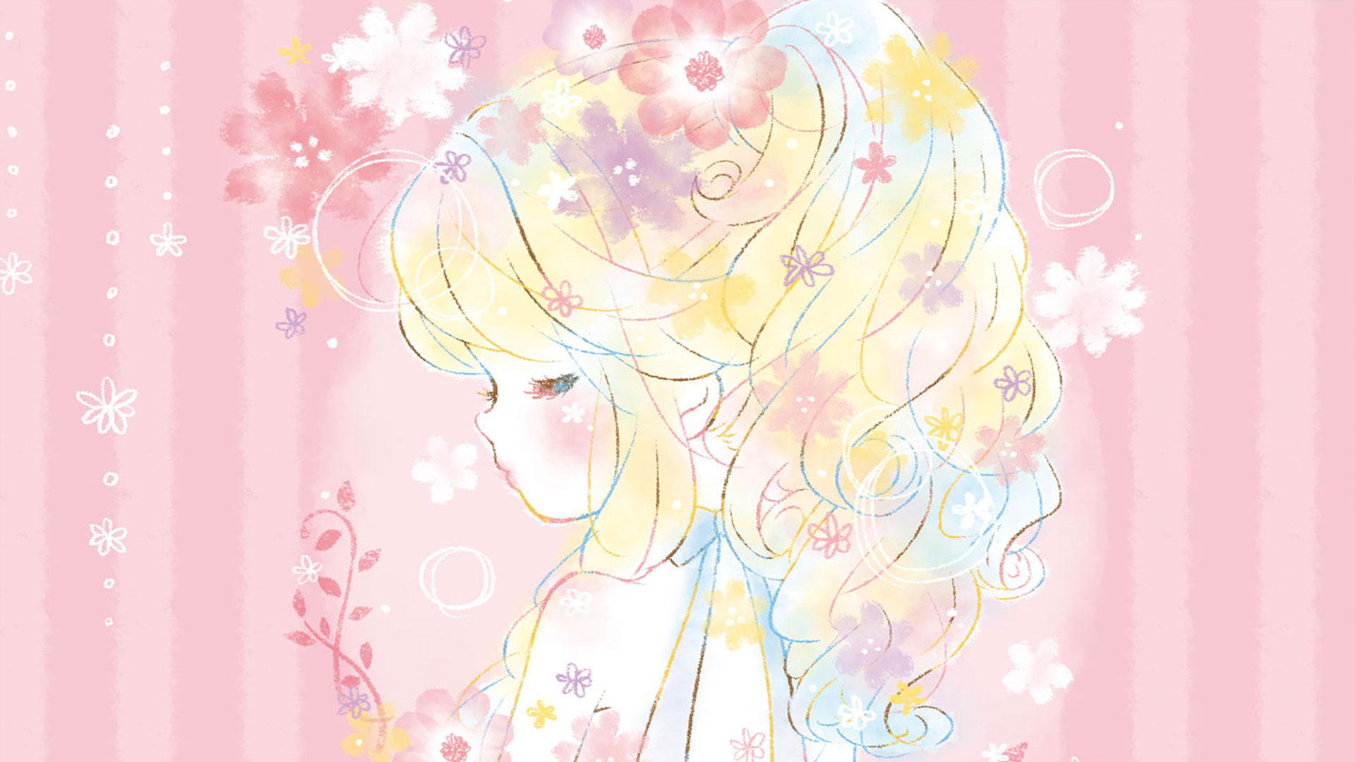 اسکرین شات 1 برنامه Wallpaper Flowery Kiss