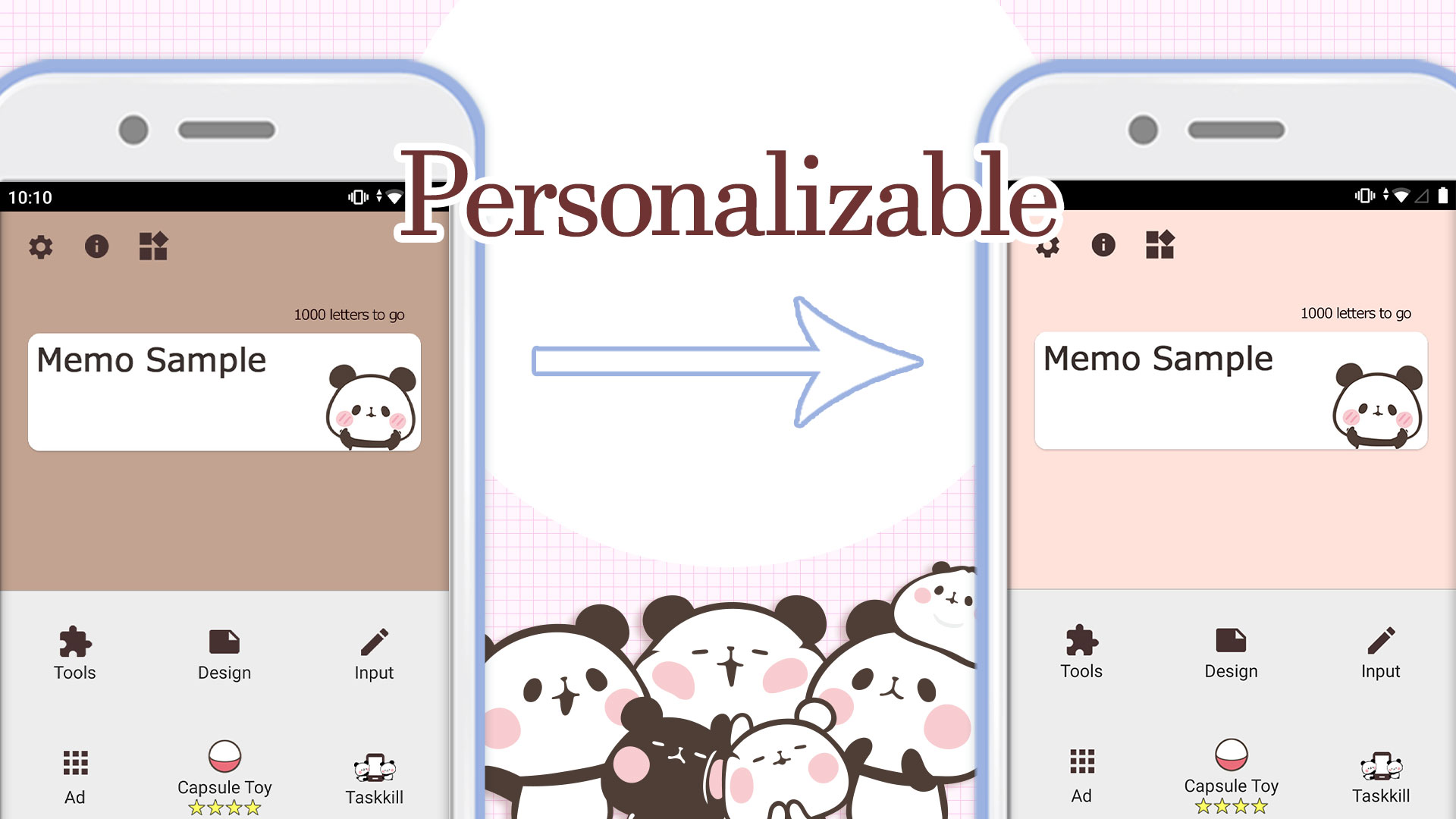 اسکرین شات 7 برنامه Sticky Note Mochimochi Panda