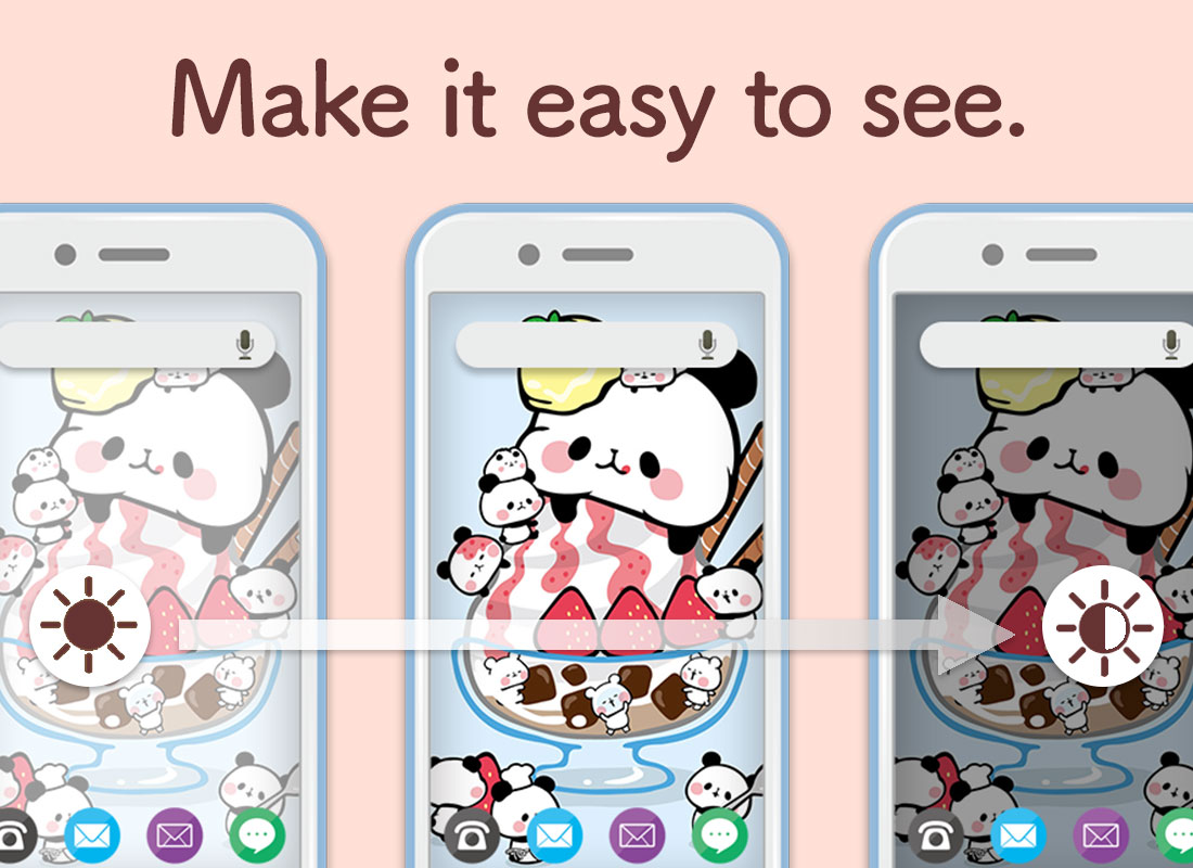 اسکرین شات 8 برنامه Wallpaper MOCHI MOCHI PANDA