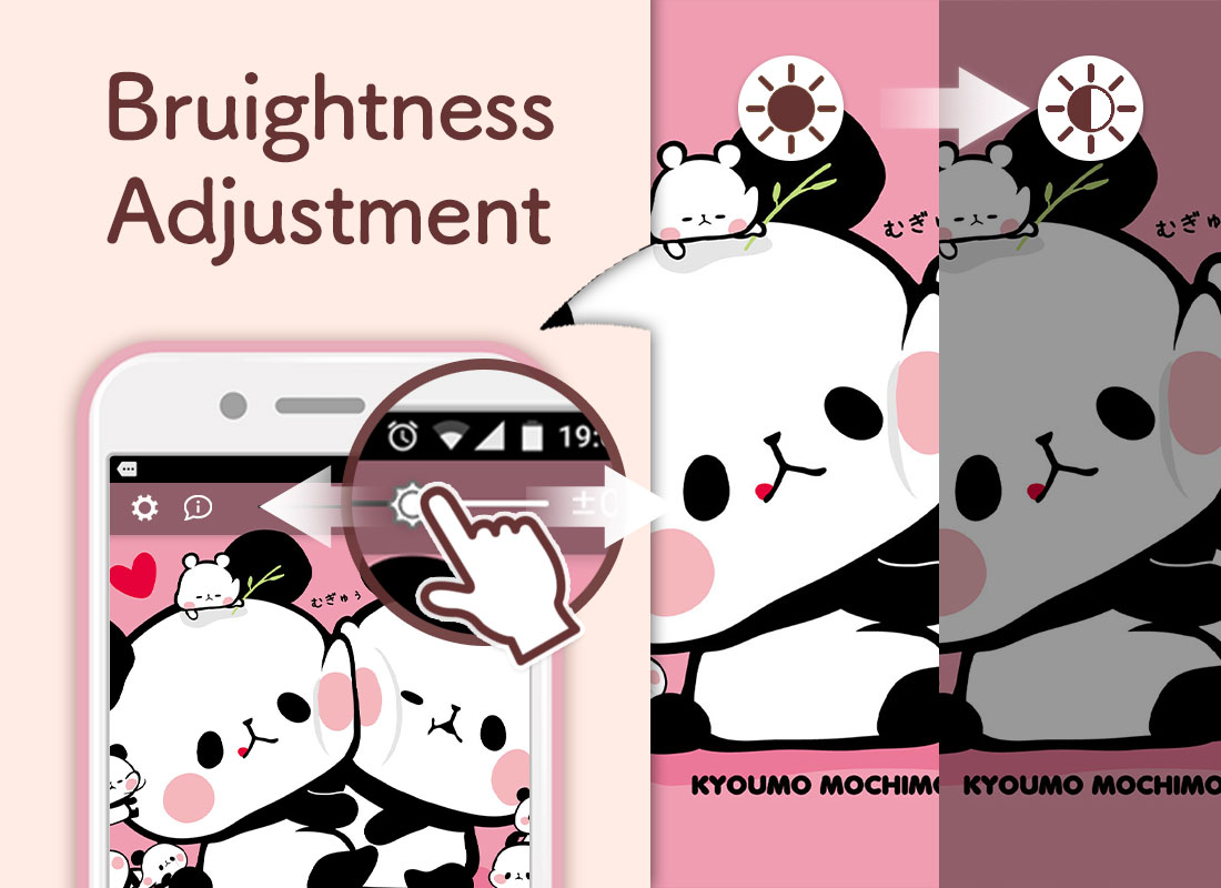 اسکرین شات 7 برنامه Wallpaper MOCHI MOCHI PANDA