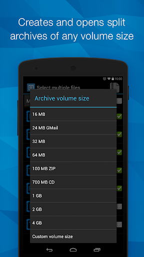 اسکرین شات 2 برنامه B1 Archiver zip rar unzip