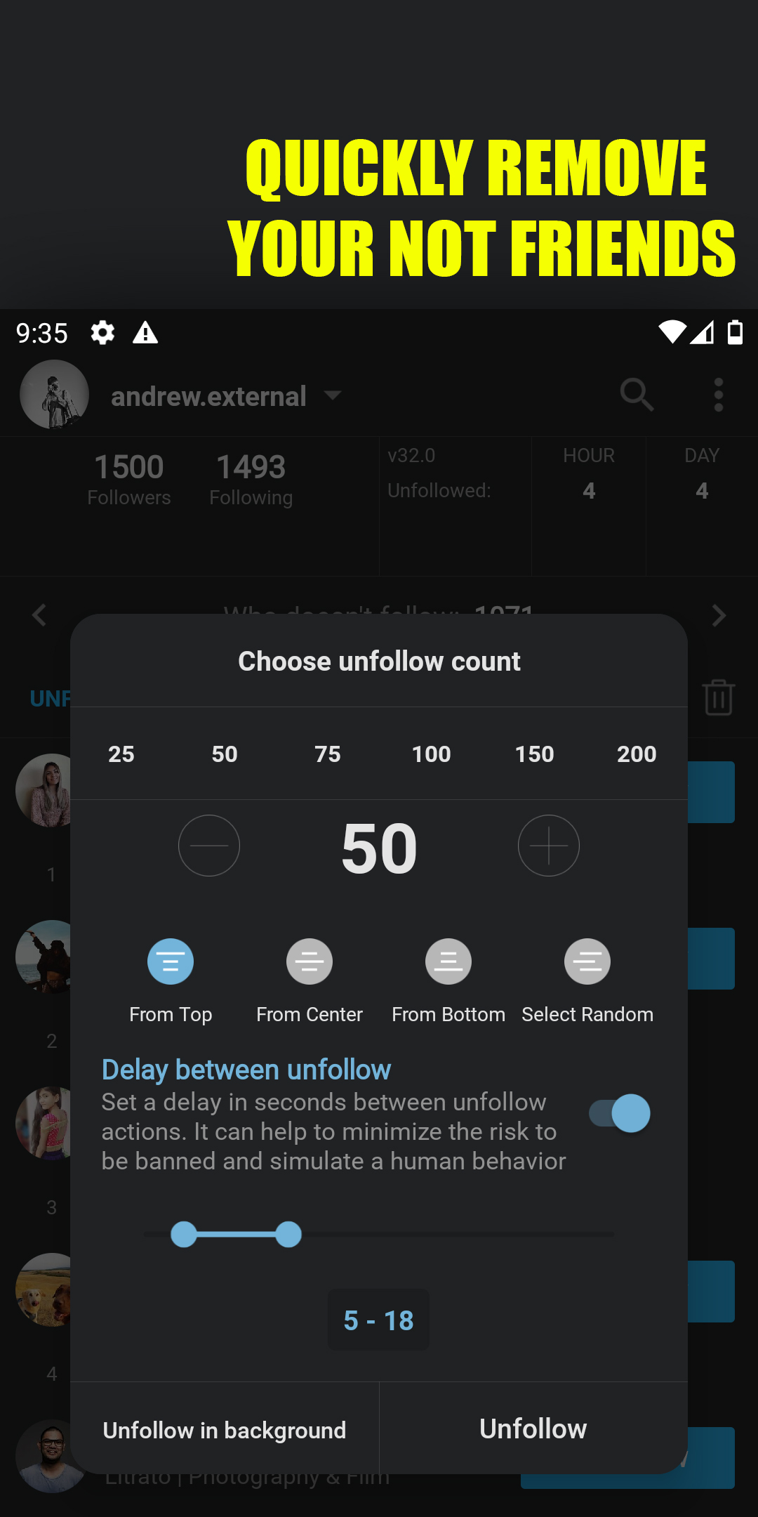 اسکرین شات 2 برنامه Followers Assistant Original