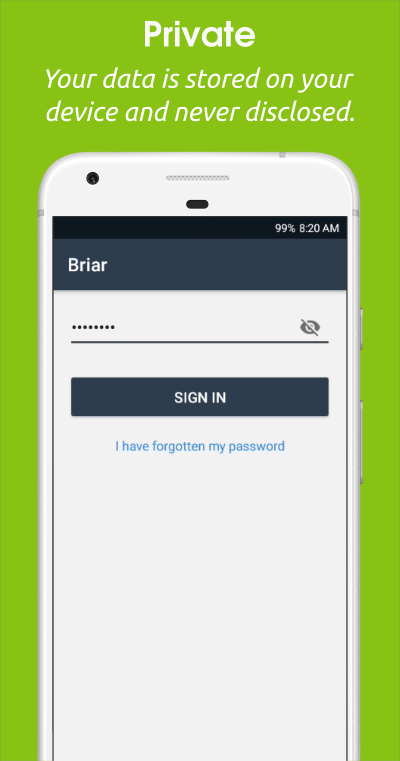 اسکرین شات 2 برنامه Briar