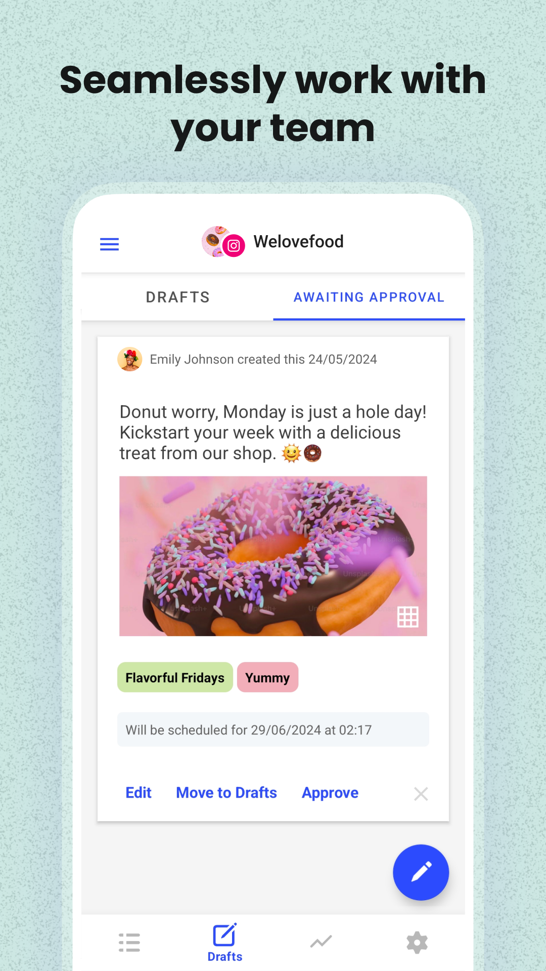 اسکرین شات 5 برنامه Buffer: Social Media Scheduler