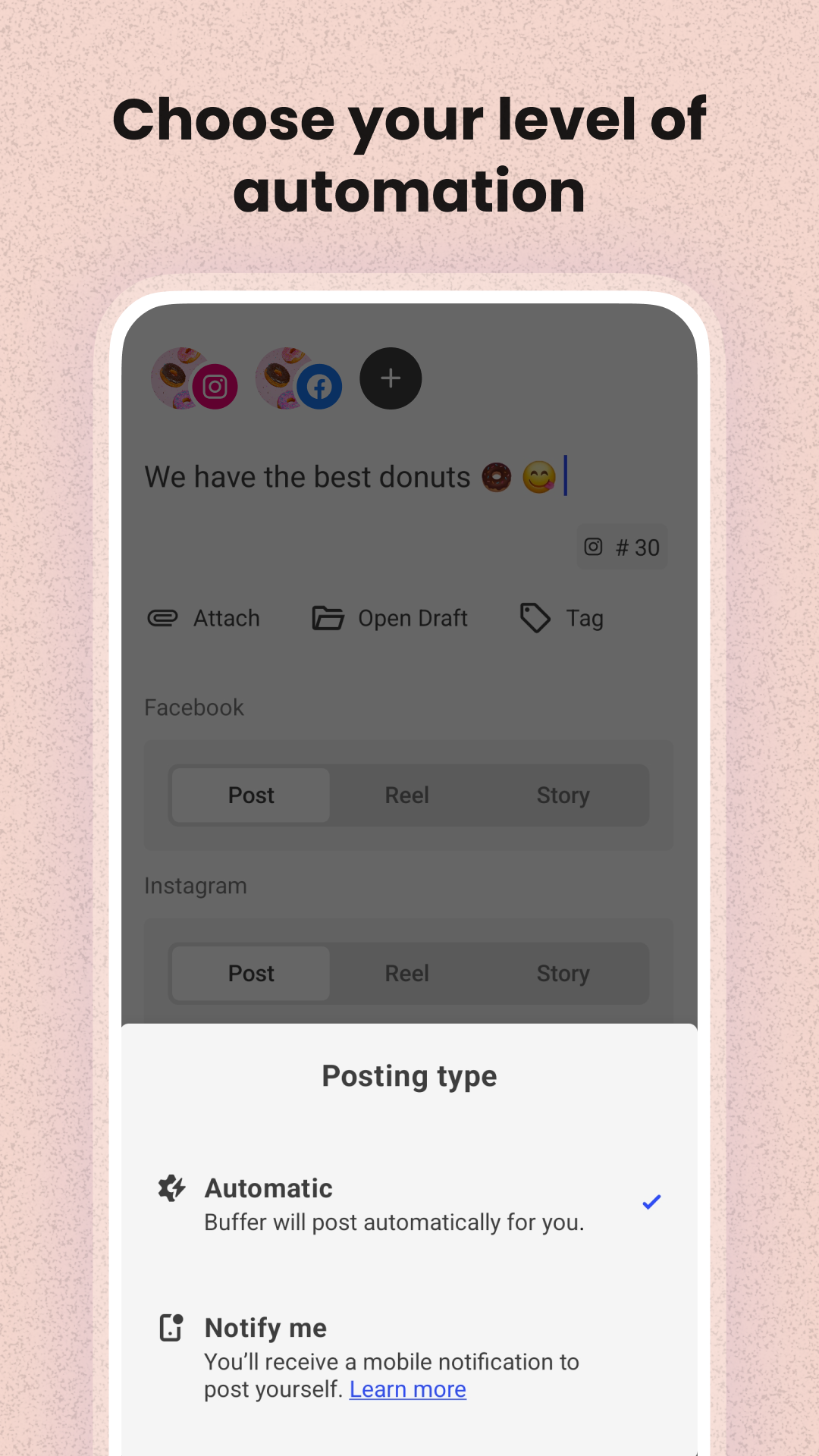اسکرین شات 7 برنامه Buffer: Social Media Scheduler