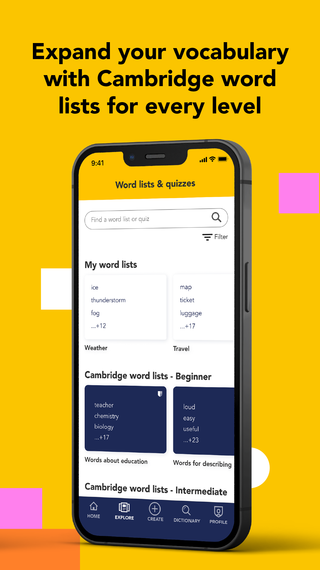 اسکرین شات 5 برنامه Cambridge Dictionary +Plus