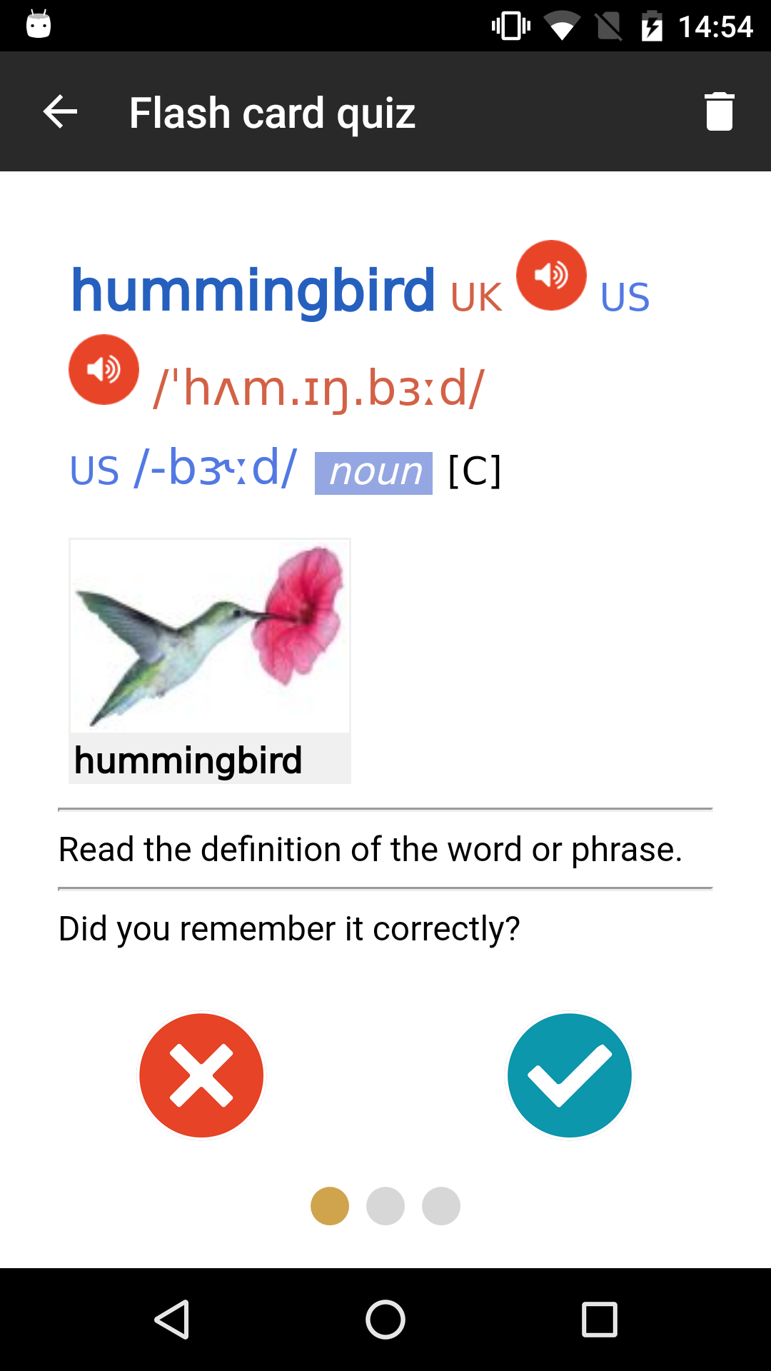 اسکرین شات 4 برنامه Cambridge English Dictionary