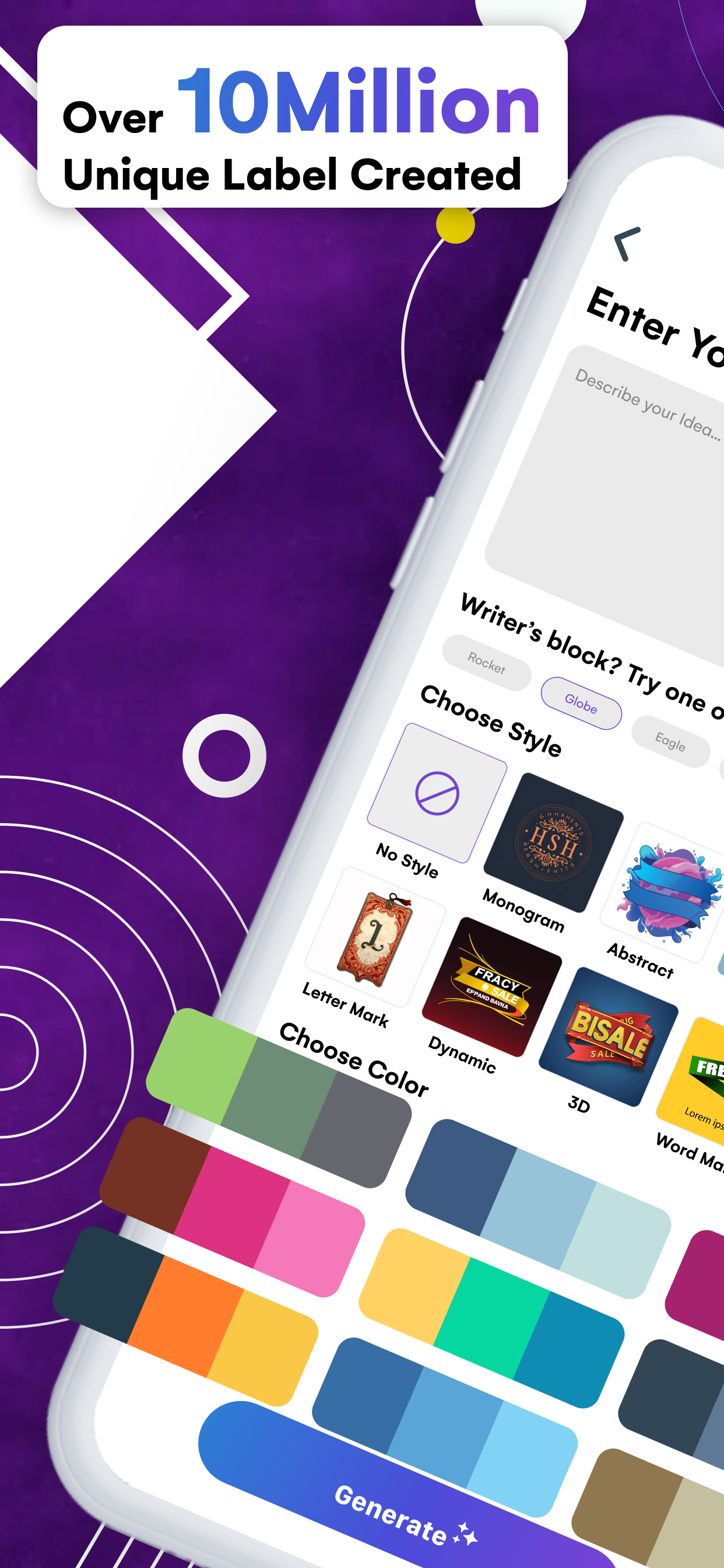 اسکرین شات 1 برنامه Label Maker Apps & Label Print
