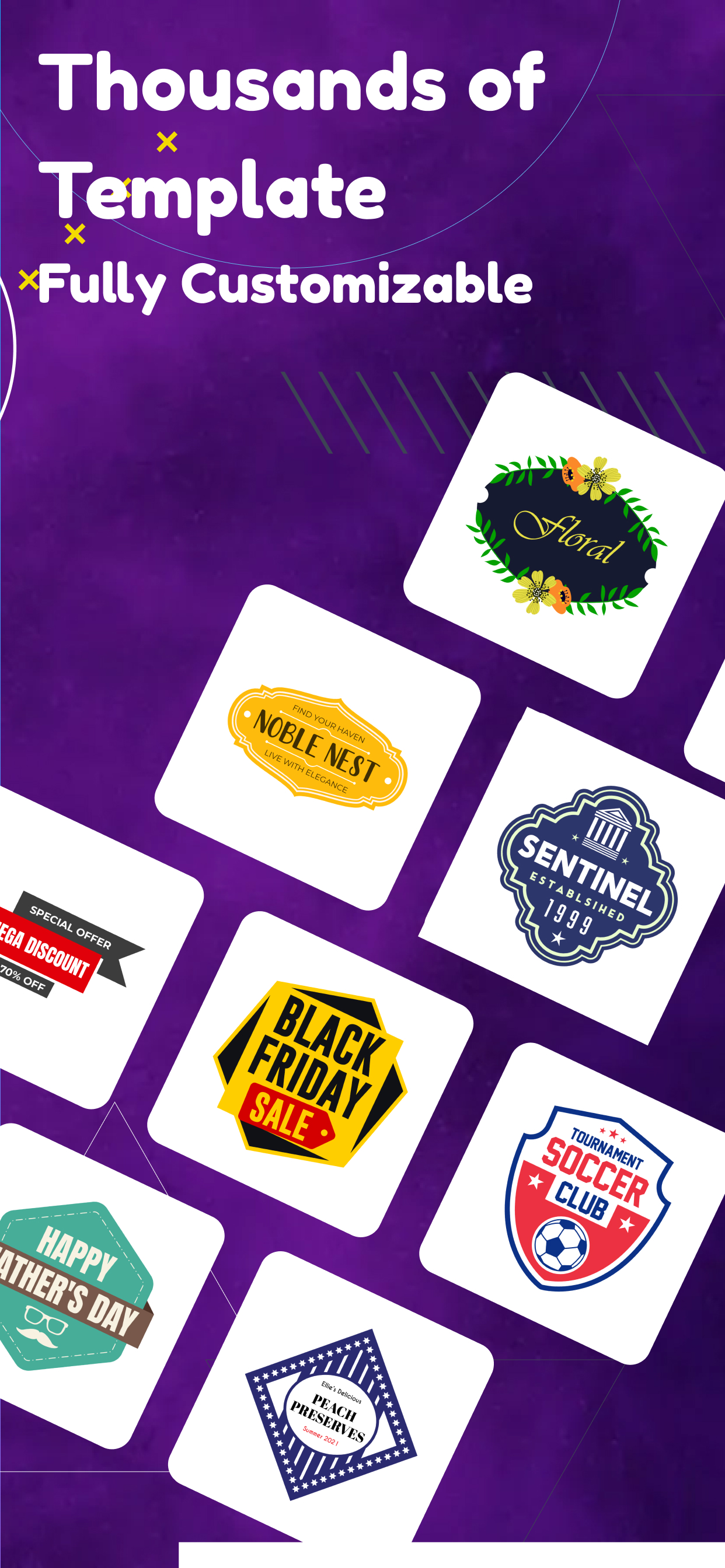 اسکرین شات 4 برنامه Label Maker Apps & Label Print