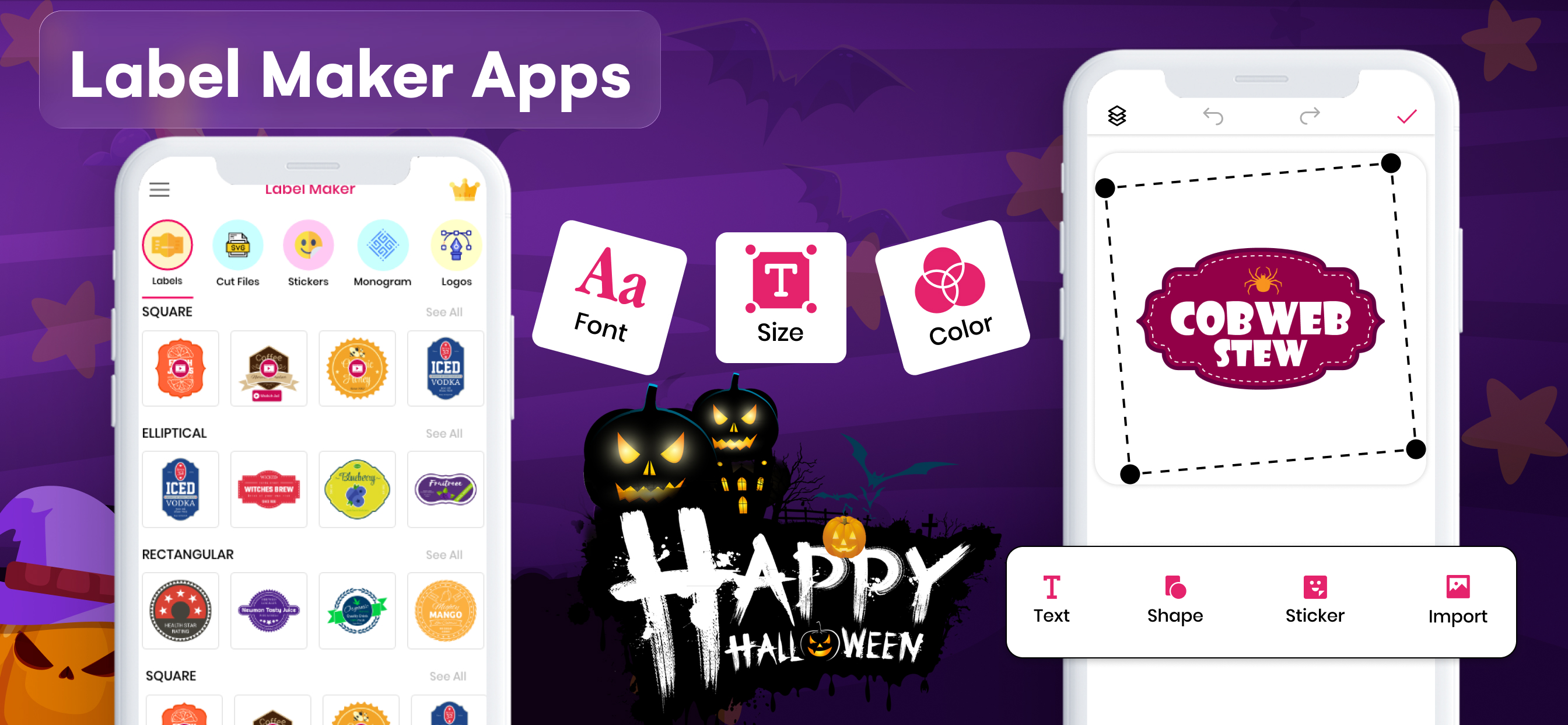 اسکرین شات 1 برنامه Label Maker Apps & Label Pics