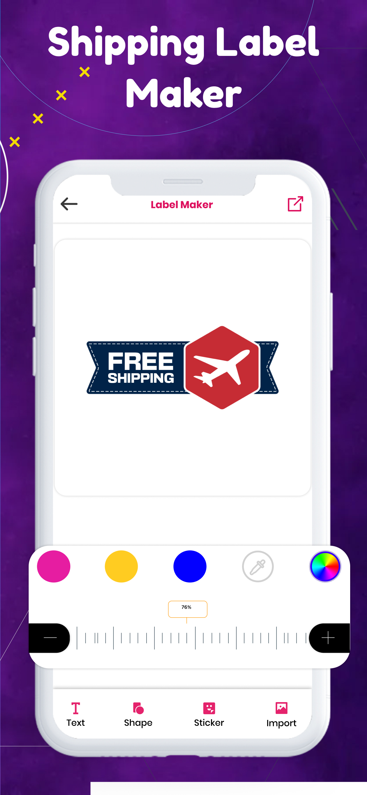 اسکرین شات 3 برنامه Label Maker Apps & Label Print