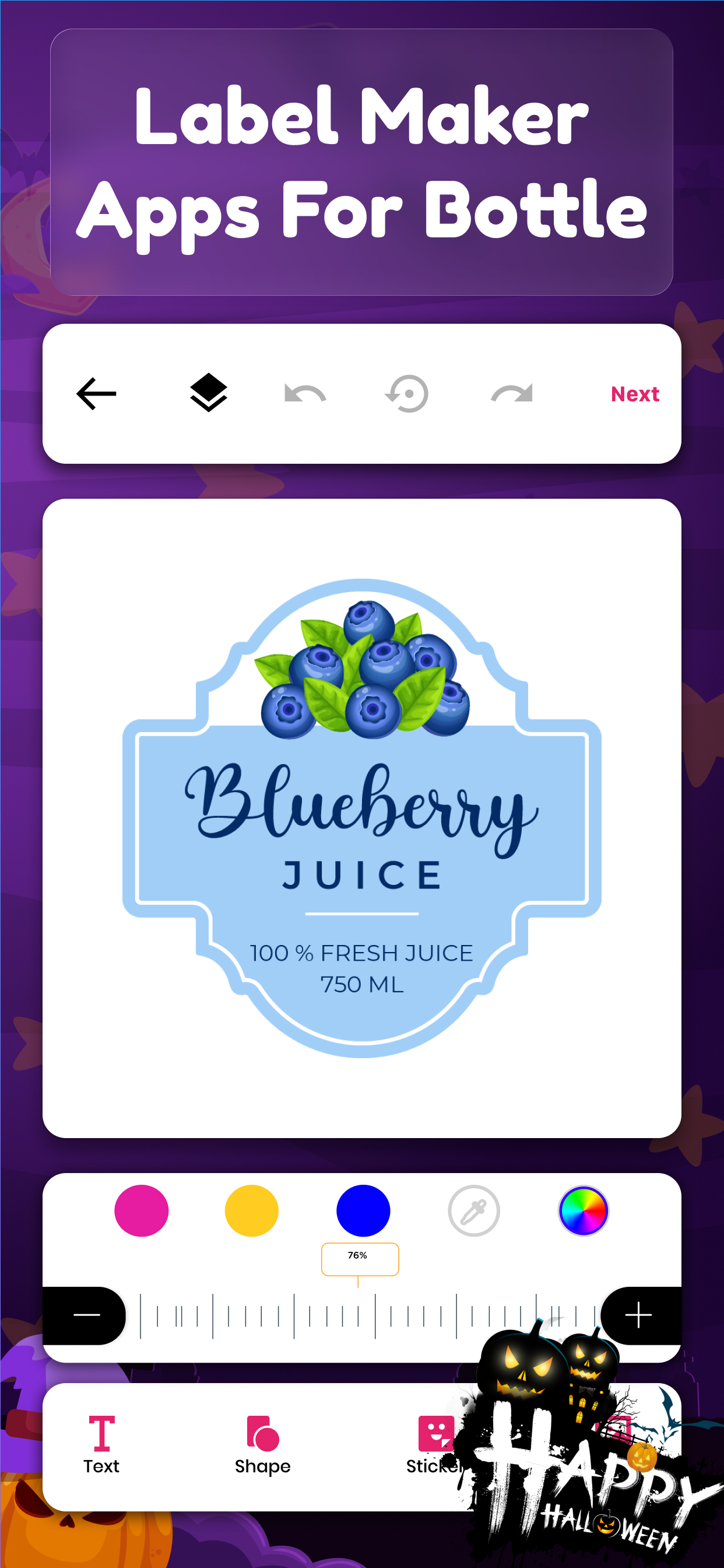 اسکرین شات 7 برنامه Label Maker Apps & Label Pics