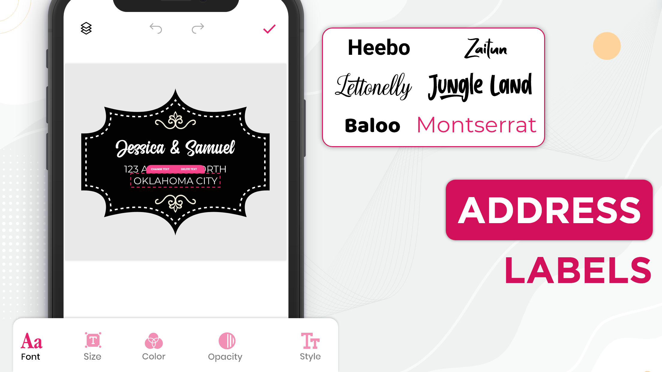 اسکرین شات 2 برنامه Label Maker : Design & Printer
