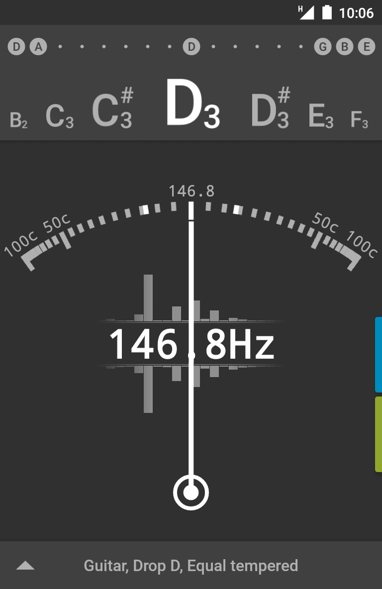 اسکرین شات 1 برنامه Tuner - gStrings