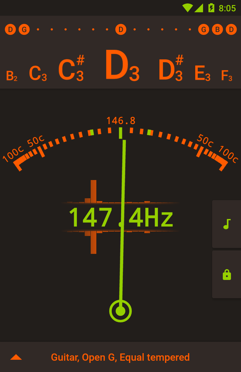 اسکرین شات 3 برنامه Tuner - gStrings
