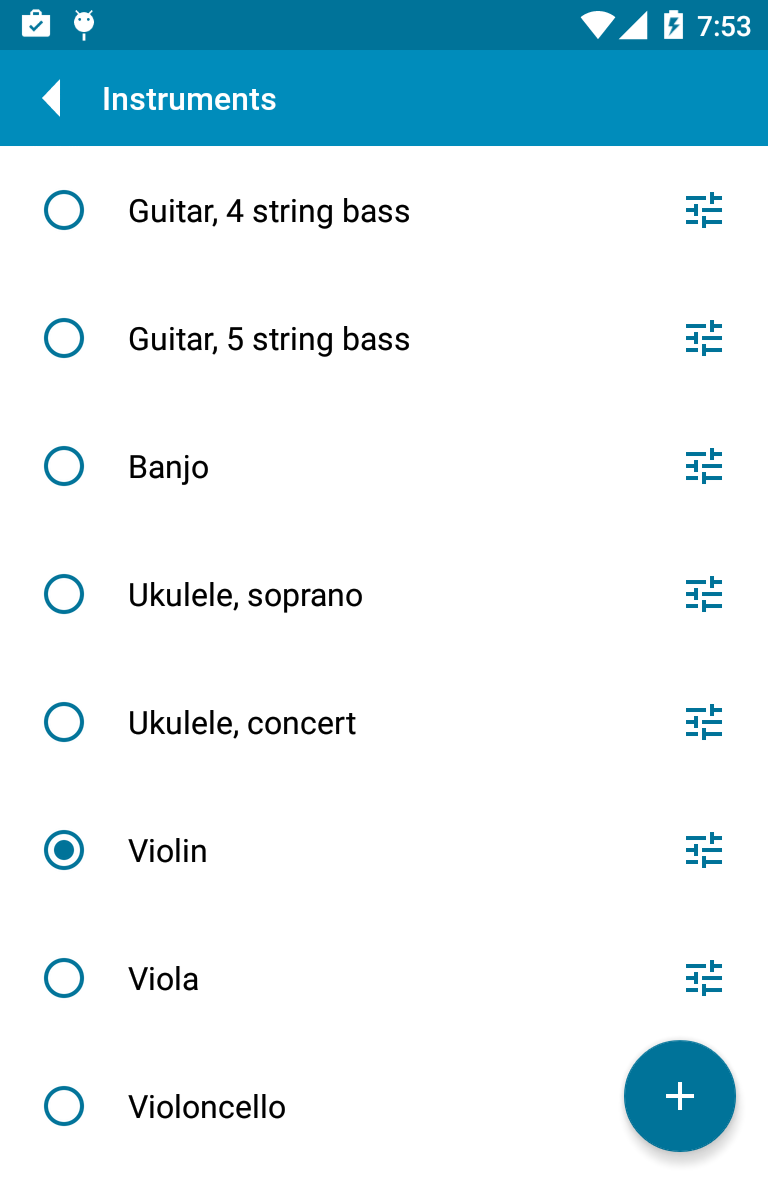اسکرین شات 5 برنامه Tuner - gStrings