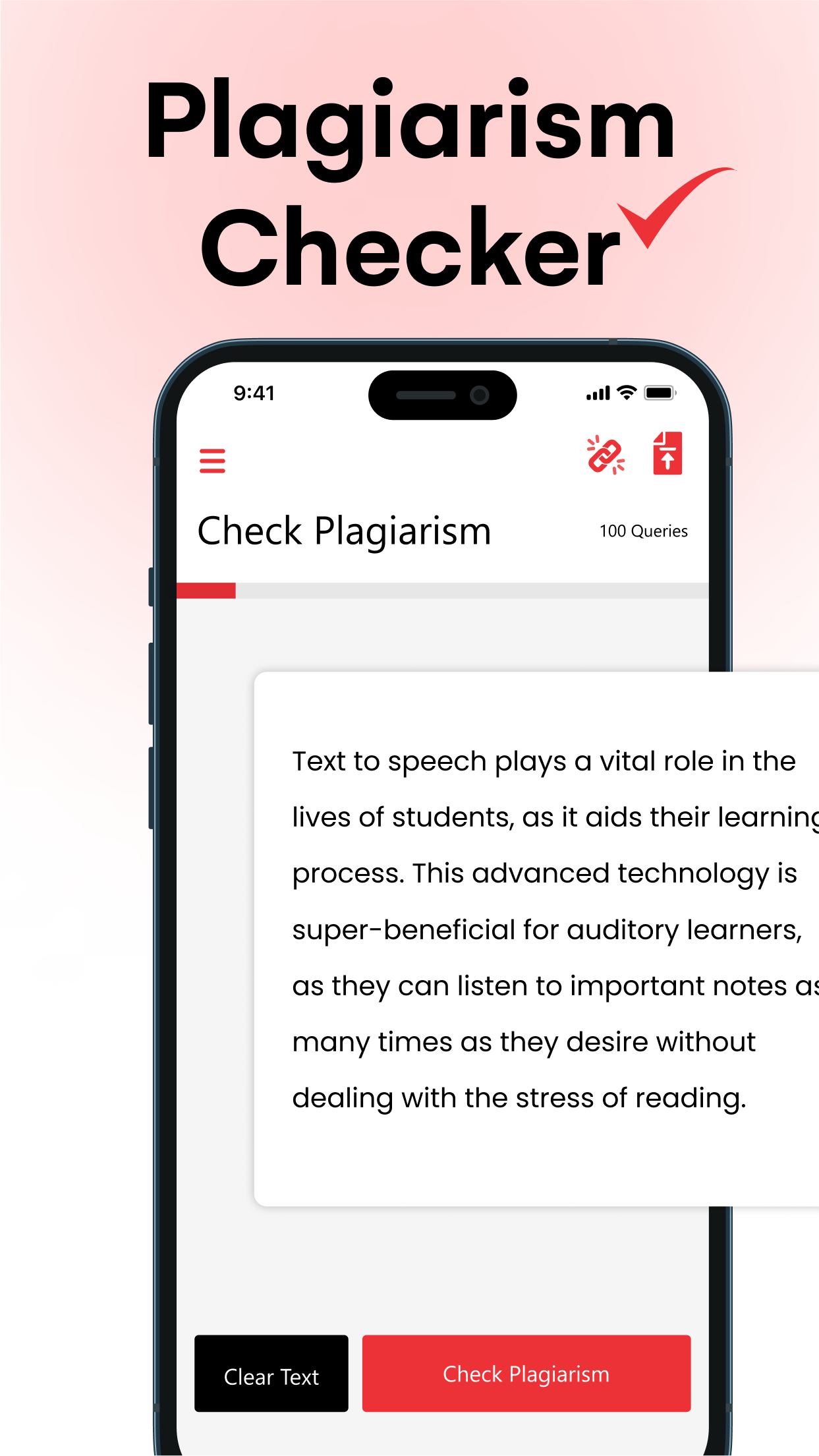 اسکرین شات 1 برنامه Plagiarism Checker & Detector